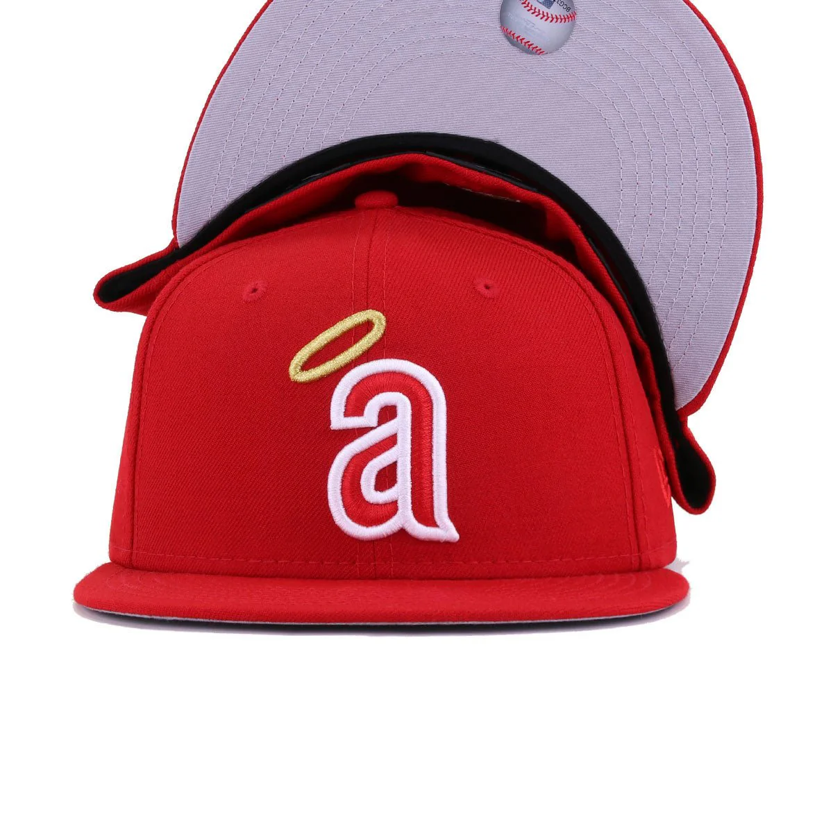 Los Angeles Angels Scarlet 1971 New Era 59Fifty Fitted - Image 4