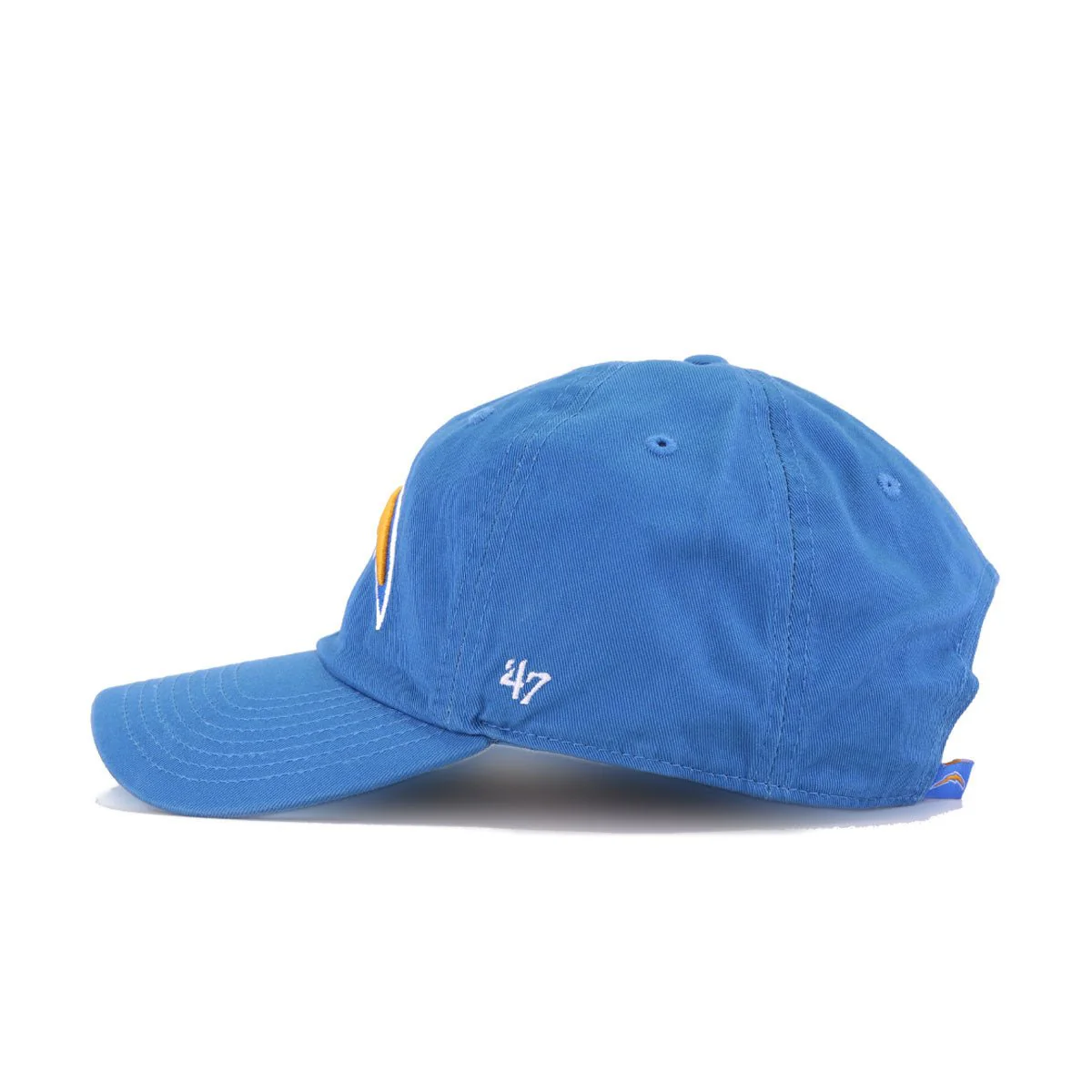 Los Angeles Chargers Blue Raz 47 Brand Clean Up Dad Hat - Image 2