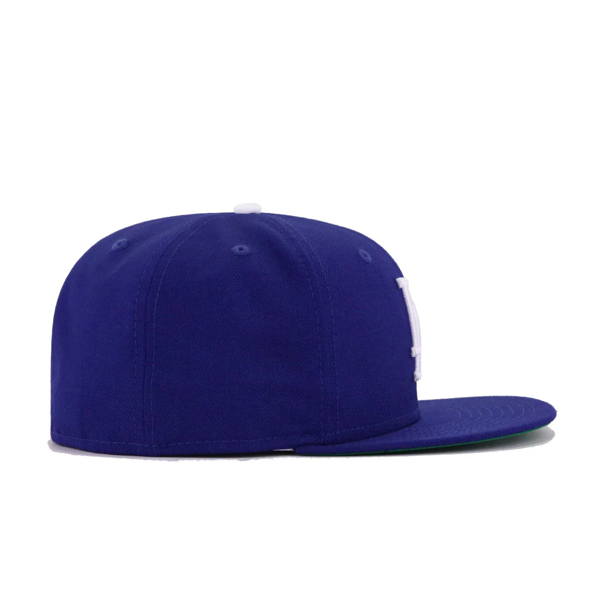 Los Angeles Dodgers Dark Royal Blue 1981 World Series Cooperstown Green Bottom New Era 59Fifty Fitted - Image 3