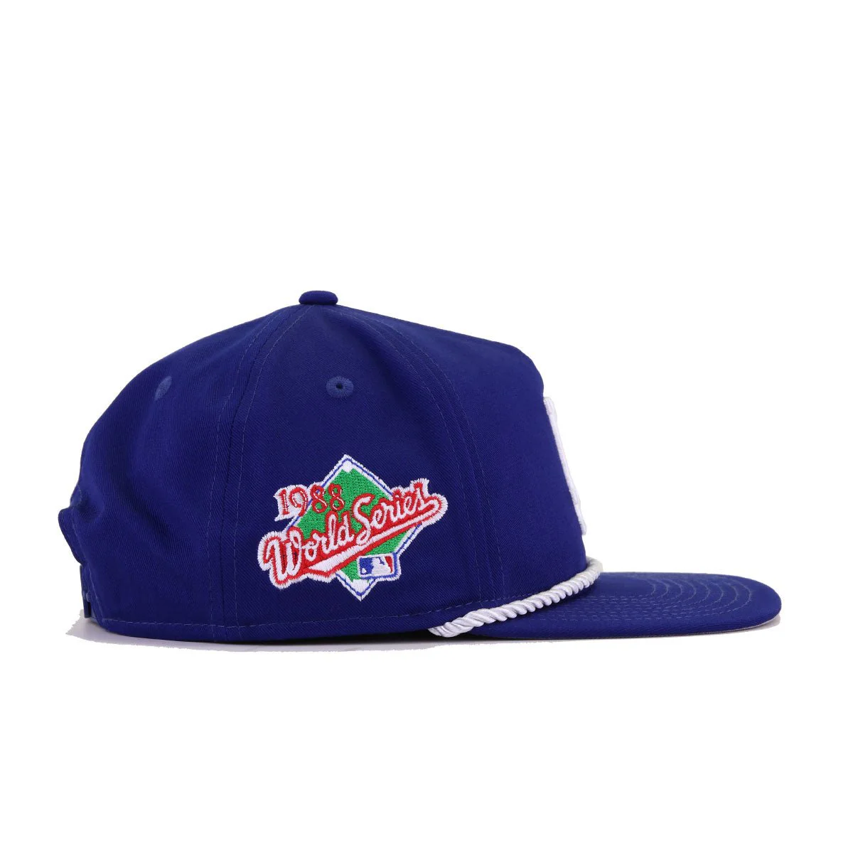 Los Angeles Dodgers Dark Royal Blue 1988 World Series New Era Golfer Snapback - Image 2