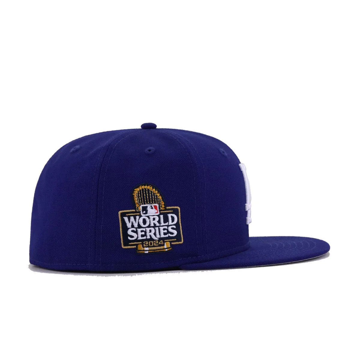 Los Angeles Dodgers Dark Royal Blue 2024 World Series New Era 59Fifty Fitted - Image 2