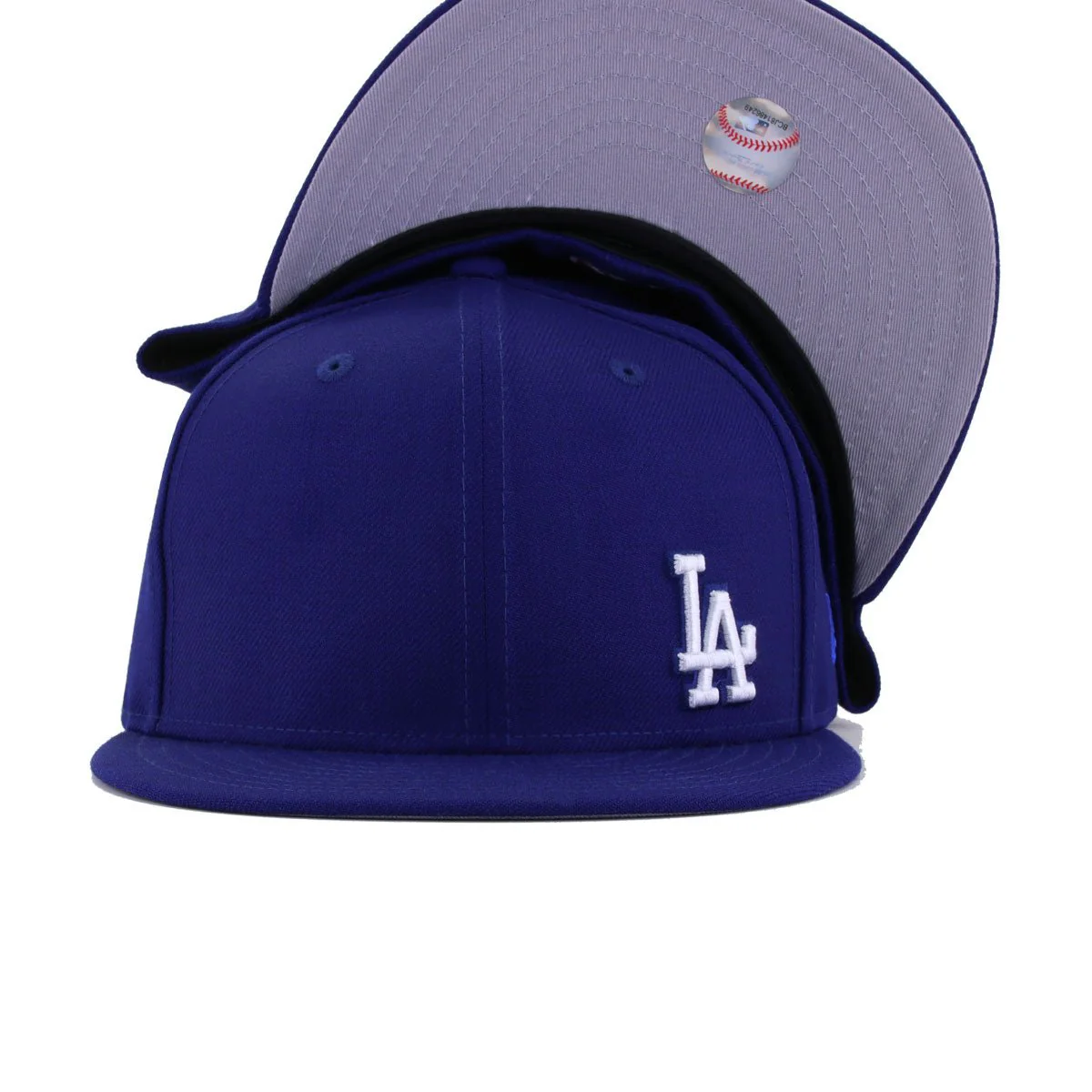 Los Angeles Dodgers Dark Royal Blue Flawless New Era 59Fifty Fitted - Image 4