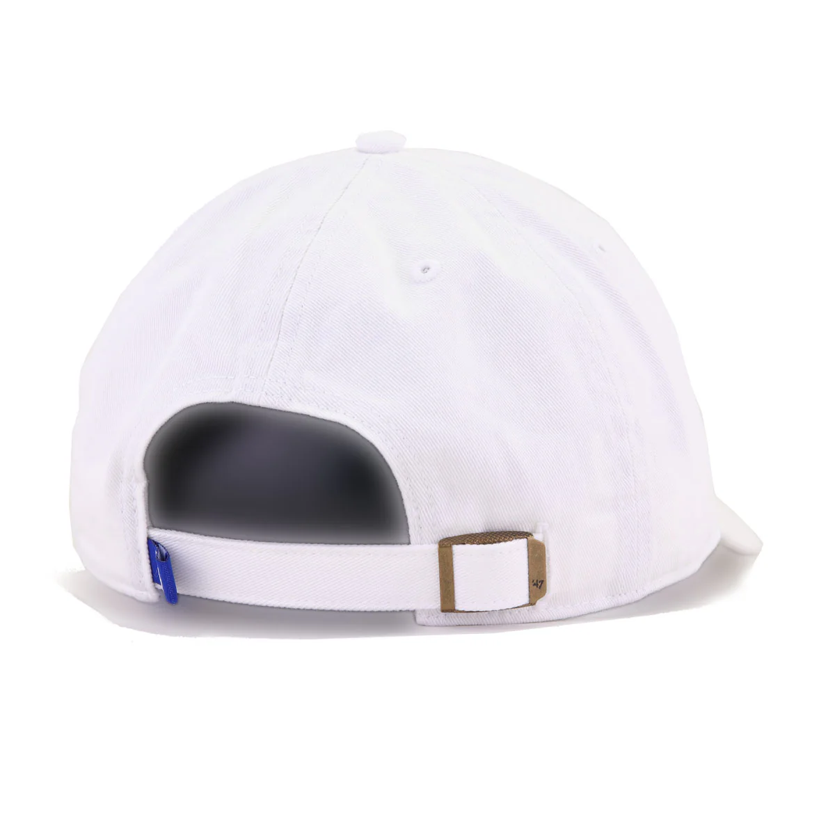 Los Angeles Dodgers White 47 Brand Clean Up Dad Hat - Image 4