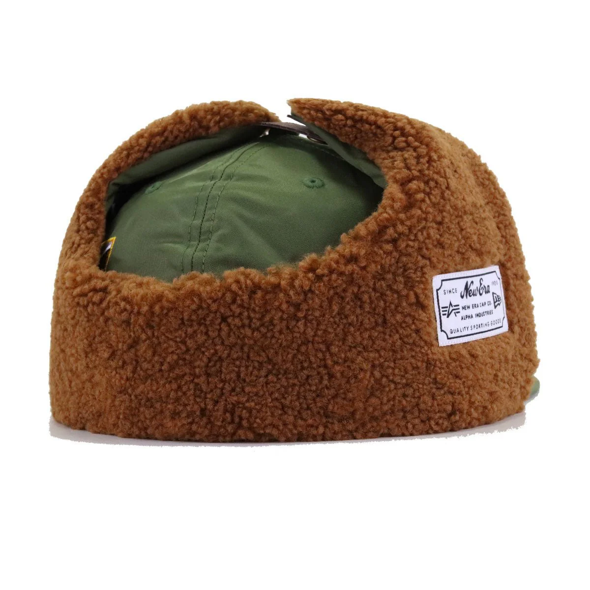 Los Angeles Lakers x Alpha Industries Olive Dog Ear New Era 59Fifty Fitted - Image 3