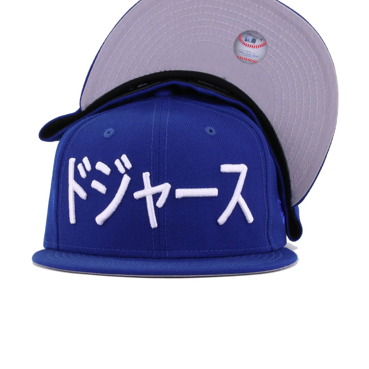 Los Angeles Dodgers Light Royal Blue KATAKANA New Era 59Fifty Fitted - Image 5