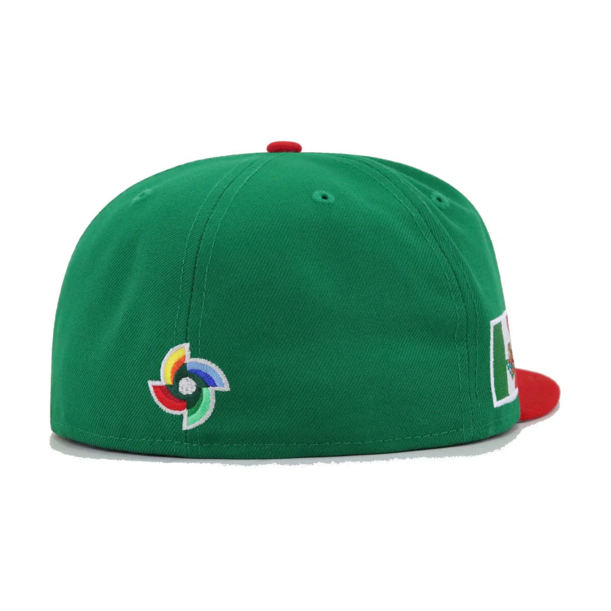 Mexico National Baseball Team Kelly Green Scarlet 2026 WBC New Era 59Fifty Fitted - Image 3
