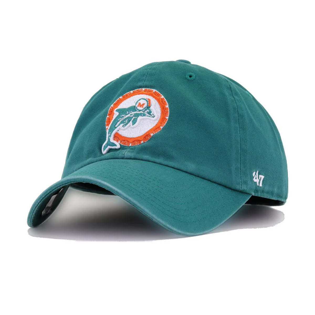 Miami Dolphins Legacy Aqua 47 Brand Clean Up Dad Hat