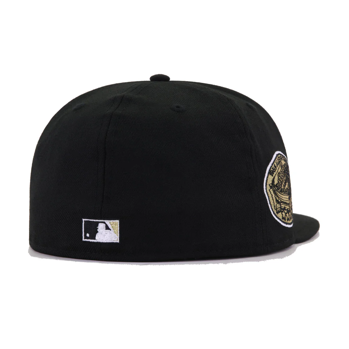 Milwaukee Braves Black Metallic Gold 1955 All Star Game New Era 59Fifty Fitted - Image 4