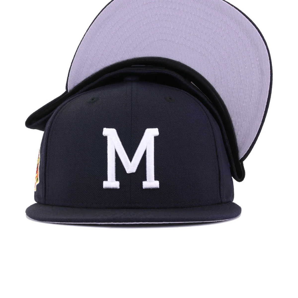 Milwaukee Braves Navy 1957 World Series New Era 59Fifty Fitted - Image 5