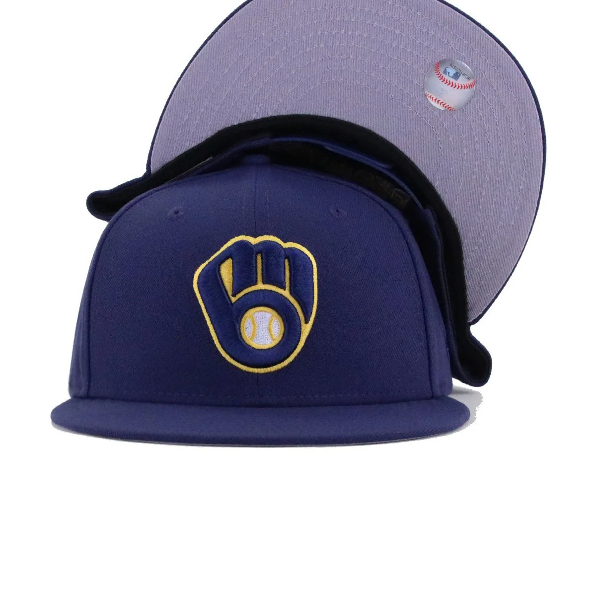 Milwaukee Brewers Light Navy New Era 9Fifty Snapback - Image 4