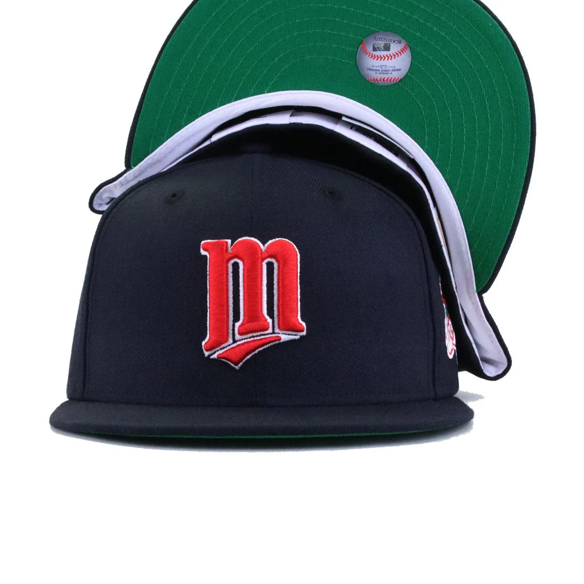 Minnesota Twins Navy 1987 World Series Cooperstown Green Bottom New Era 59Fifty Fitted - Image 4