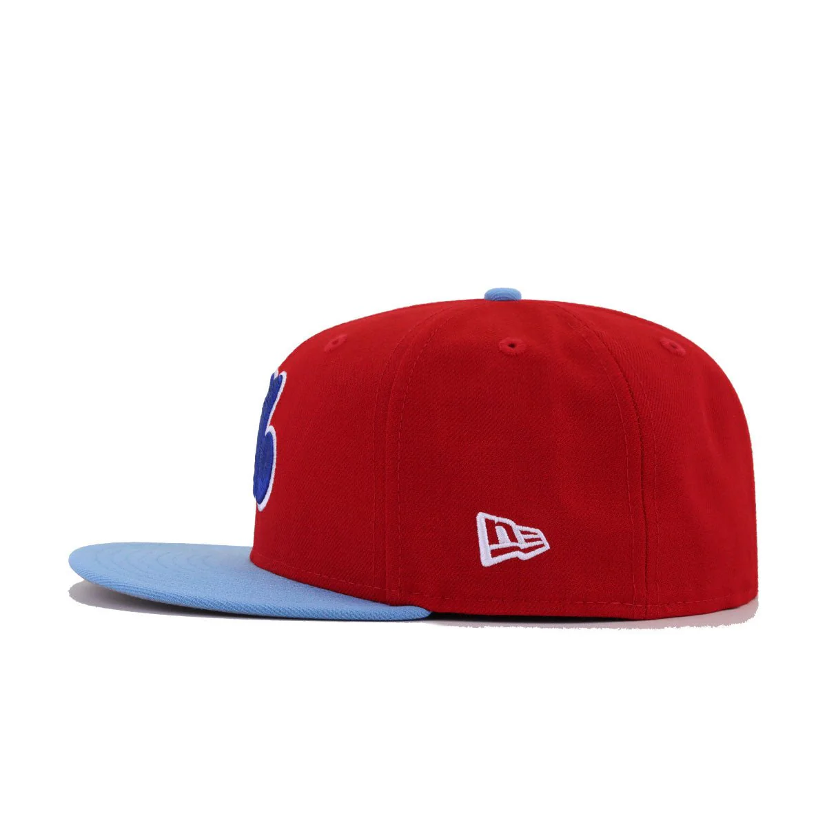 Montreal Expos Scarlet Sky Blue New Era 59Fifty Fitted - Image 3