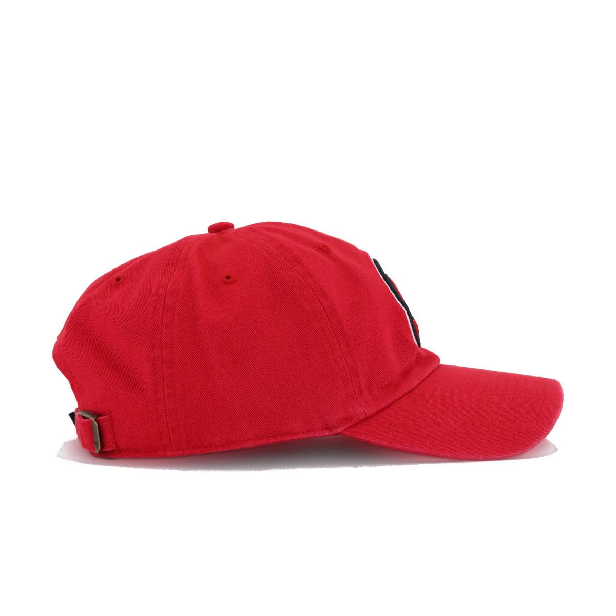 New Jersey Devils Scarlet 47 Brand Clean Up Dad Hat - Image 3