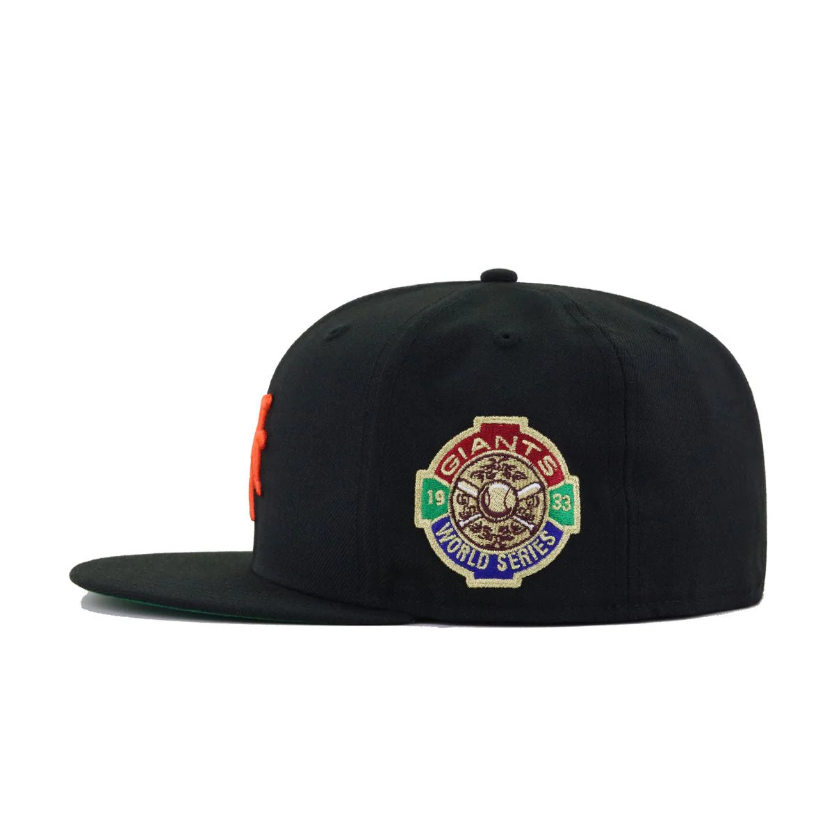 New York Giants Black 1933 World Series Cooperstown Green Bottom New Era 59Fifty Fitted - Image 2