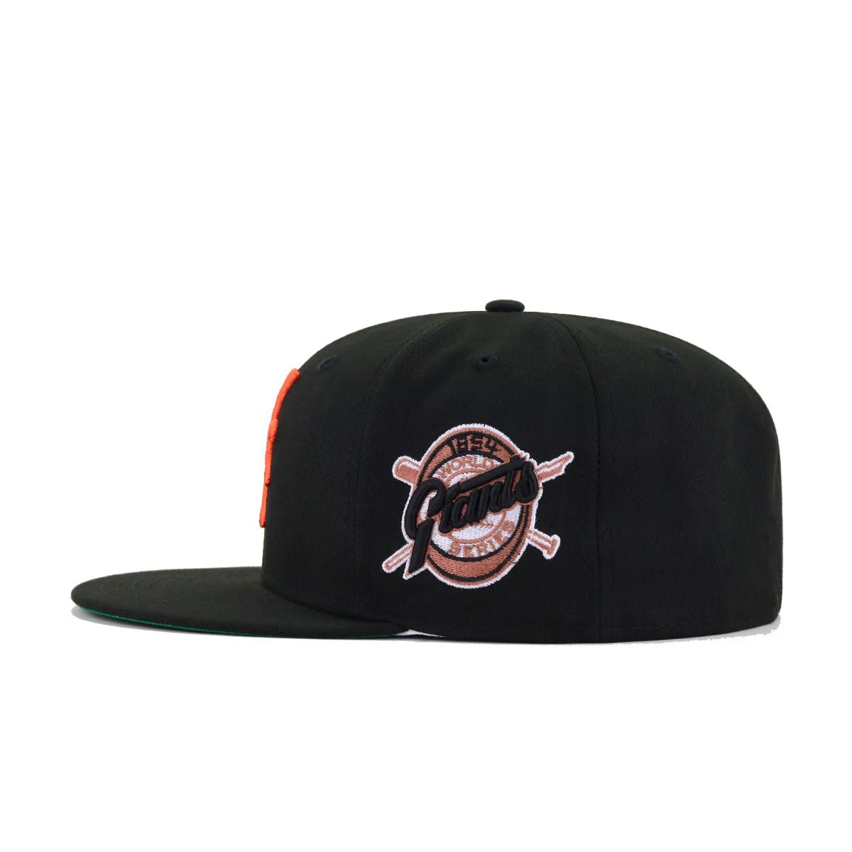 New York Giants Black 1954 World Series Cooperstown Green Bottom New Era 59Fifty Fitted - Image 2