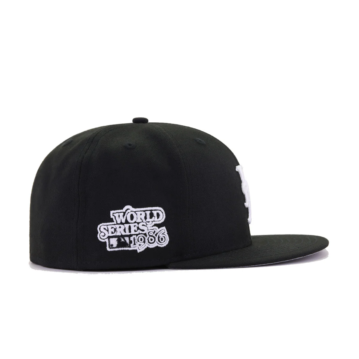 New York Mets Black Glow in the Dark 1986 World Series New Era 59Fifty Fitted - Image 3