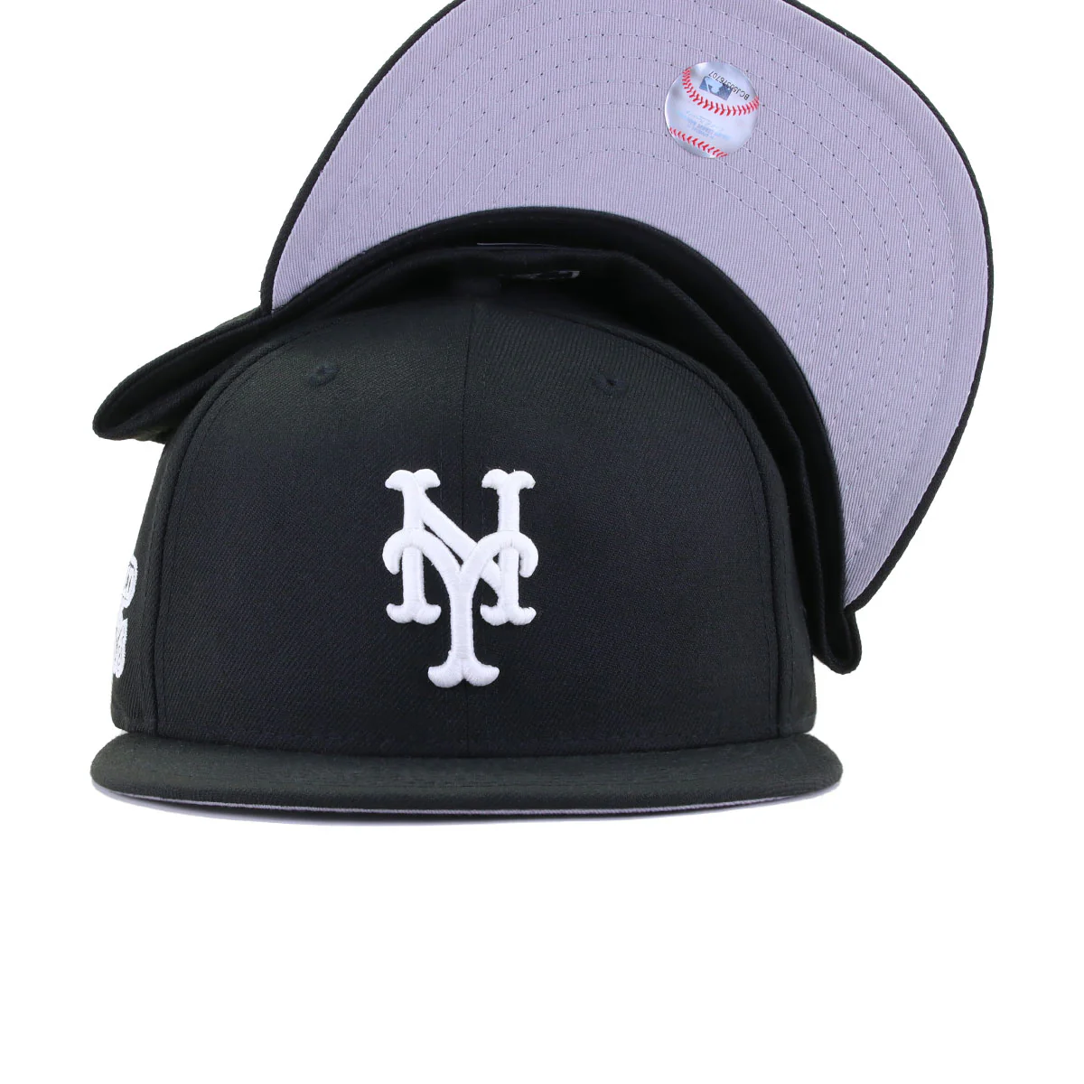 New York Mets Black Glow in the Dark 1986 World Series New Era 59Fifty Fitted - Image 9