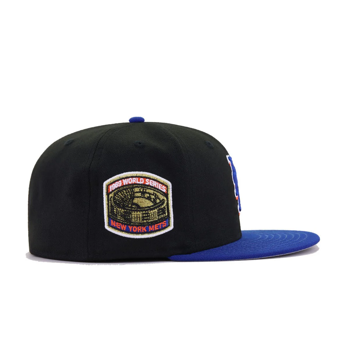 New York Mets Black Light Royal Blue 1969 World Series New Era 59Fifty Fitted - Image 2