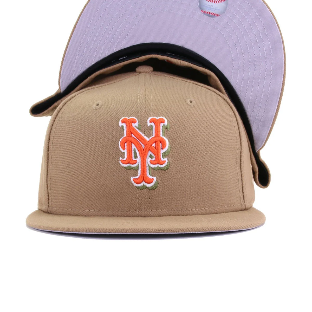 New York Mets Khaki New Era 59Fifty Fitted - Image 5