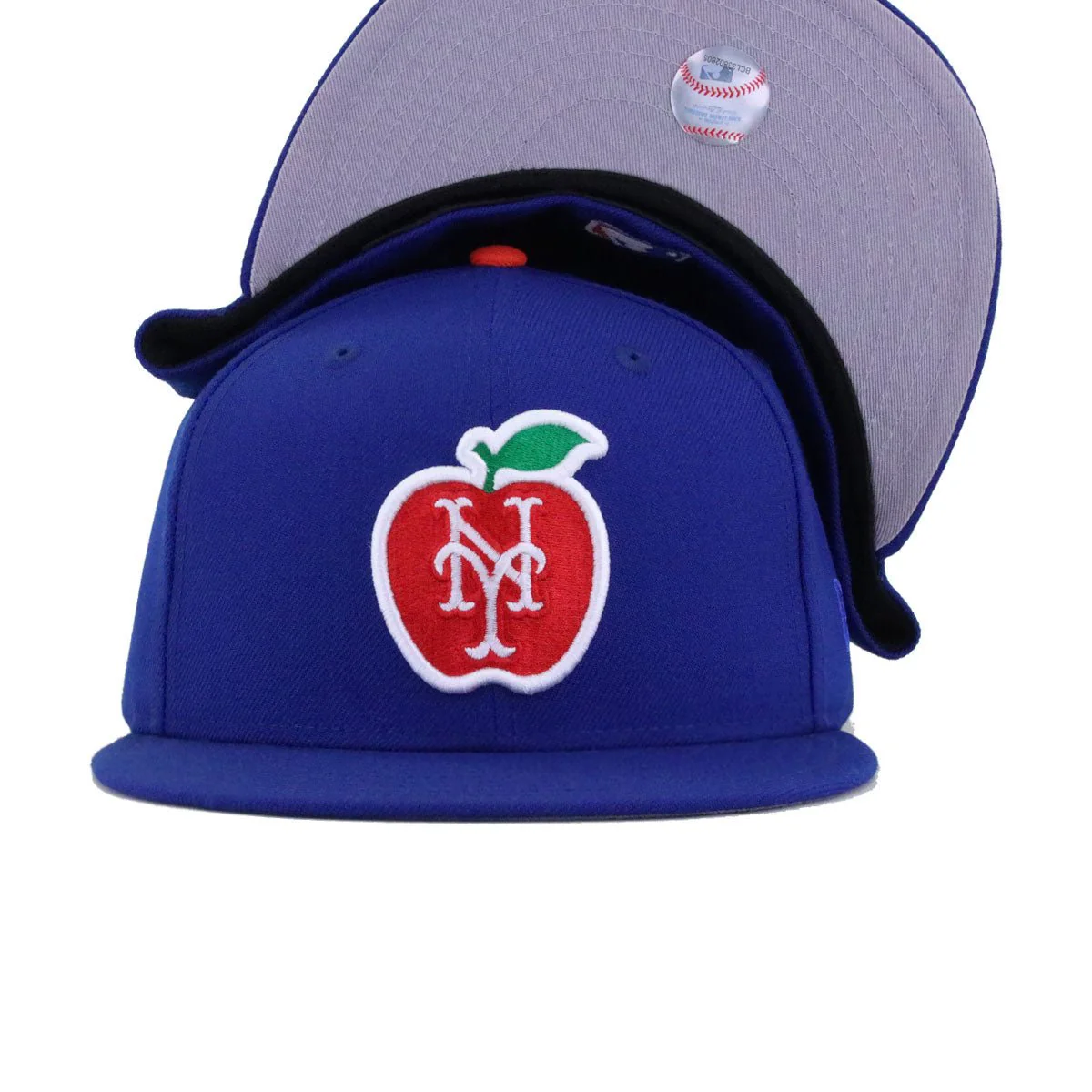 New York Mets Light Royal Blue APPLE New Era 59Fifty Fitted - Image 4