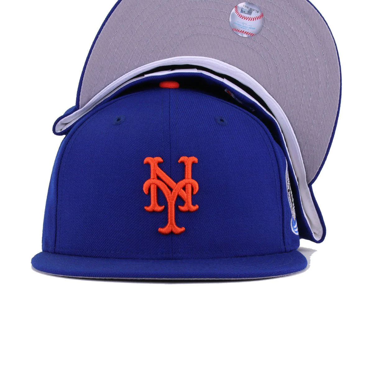New York Mets Light Royal Blue Subway Series Cooperstown New Era 59Fifty Fitted - Image 4