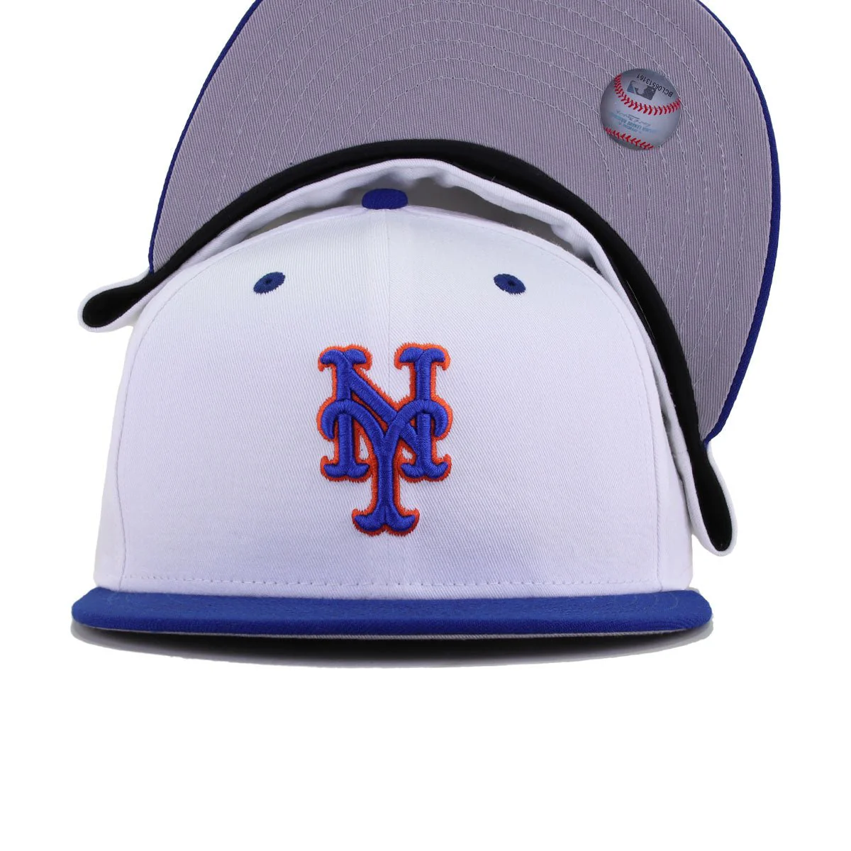 New York Mets White Light Royal Blue 1997 ICE CREAM MAN New Era 59Fifty Fitted - Image 4