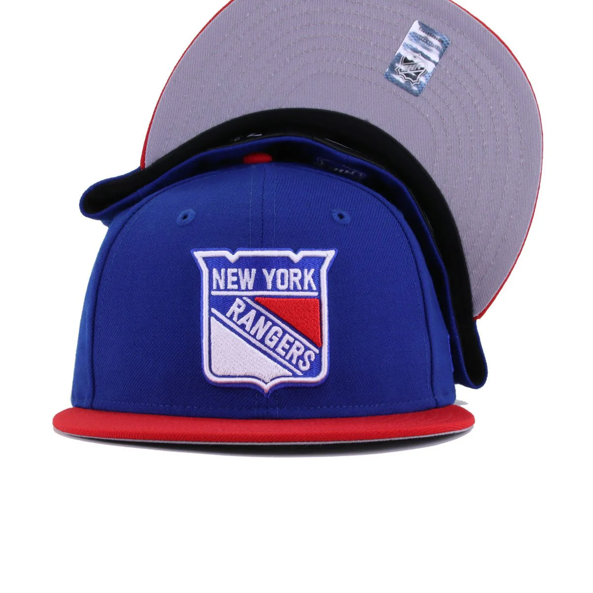 New York Rangers Light Royal Blue Scarlet New Era 59Fifty Fitted - Image 4
