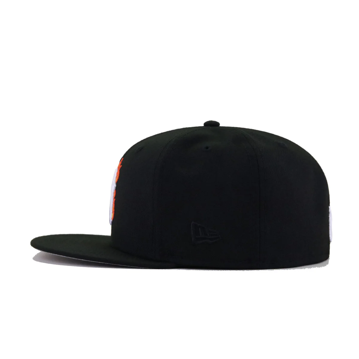 New York Yankees Black FLAMES New Era 59Fifty Fitted - Image 3
