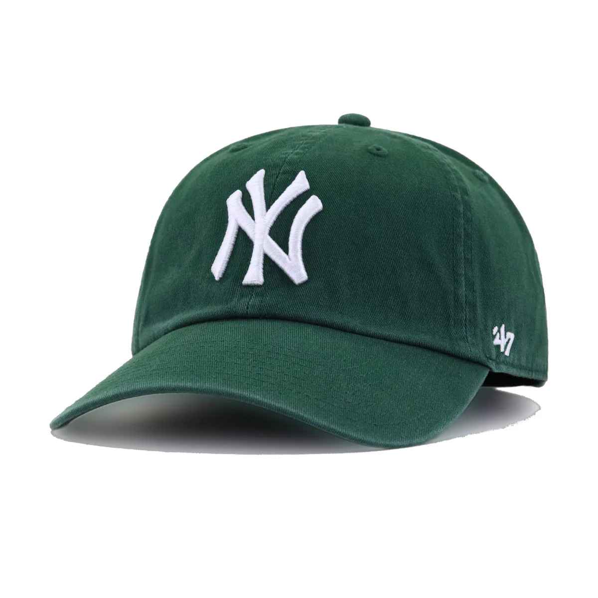 New York Yankees Dark Green 47 Brand Clean Up Dad Hat
