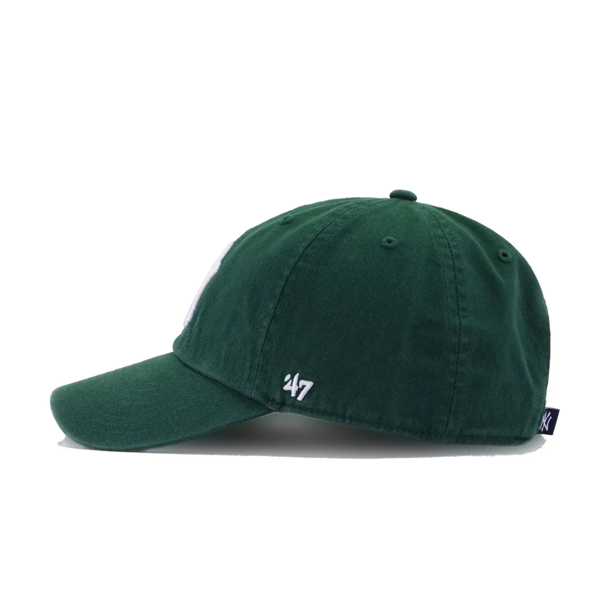 New York Yankees Dark Green 47 Brand Clean Up Dad Hat - Image 2