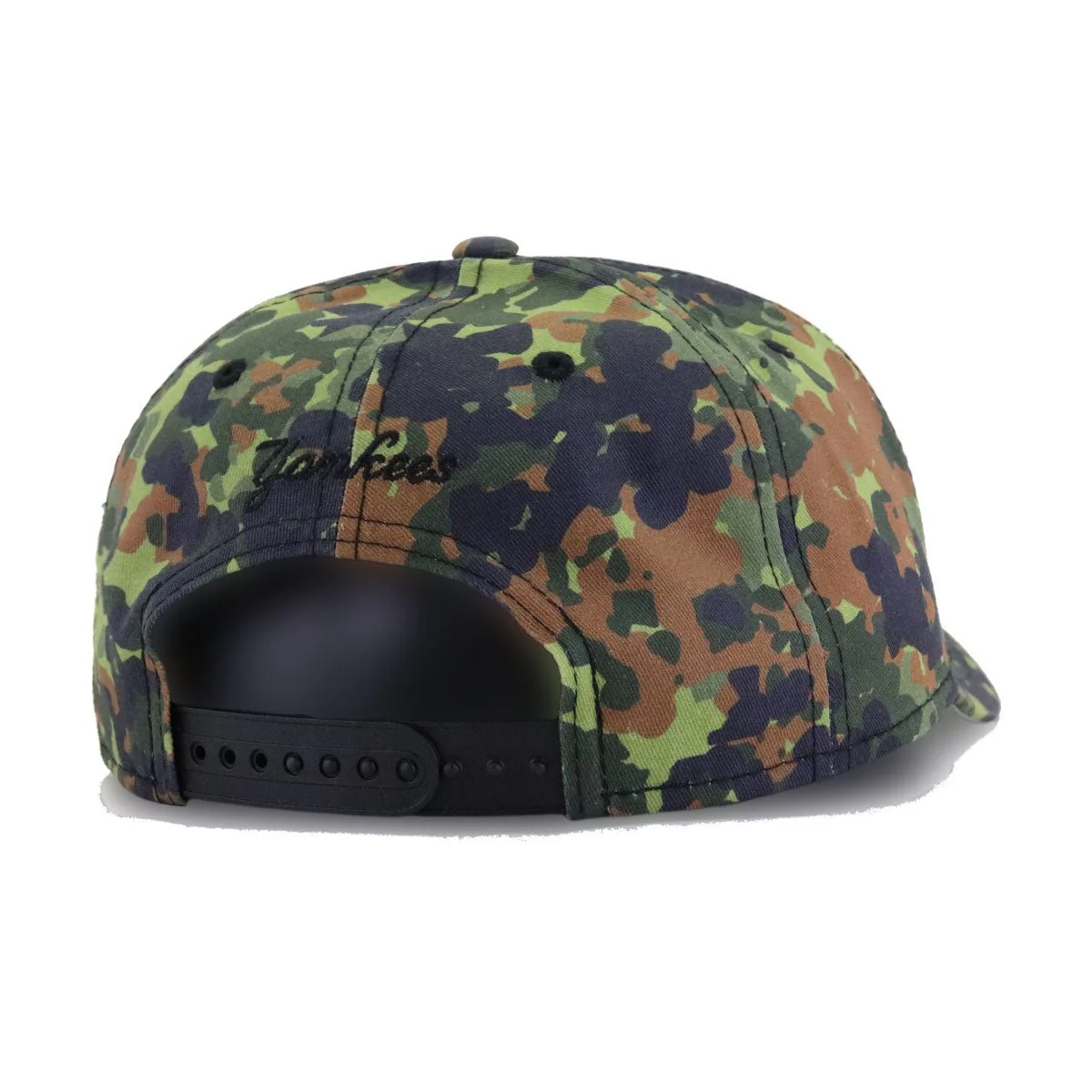 New York Yankees Flecktarn Camo New Era 9Forty A-Frame Snapback - Image 3
