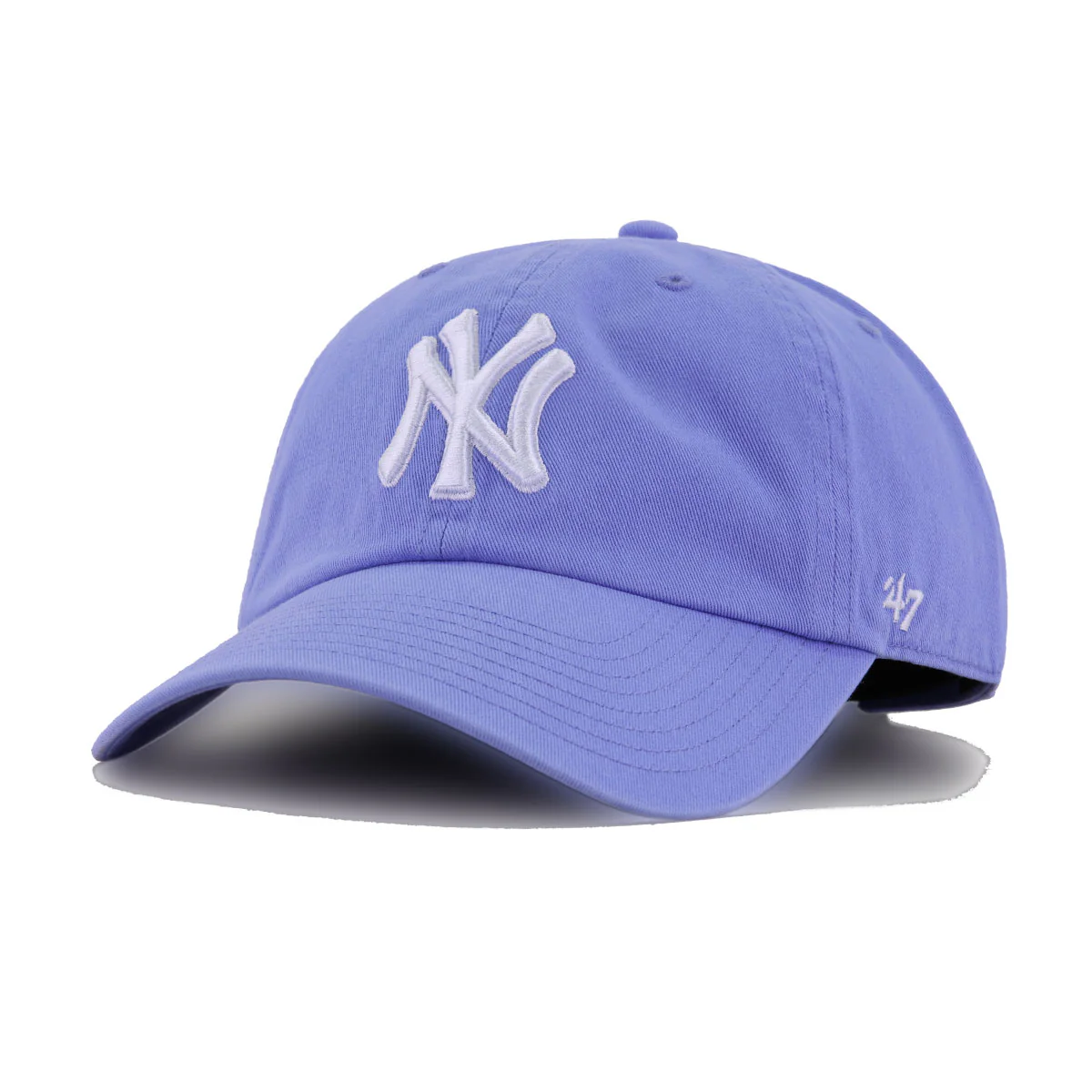 New York Yankees Lavender 47 Brand Clean Up Dad Hat