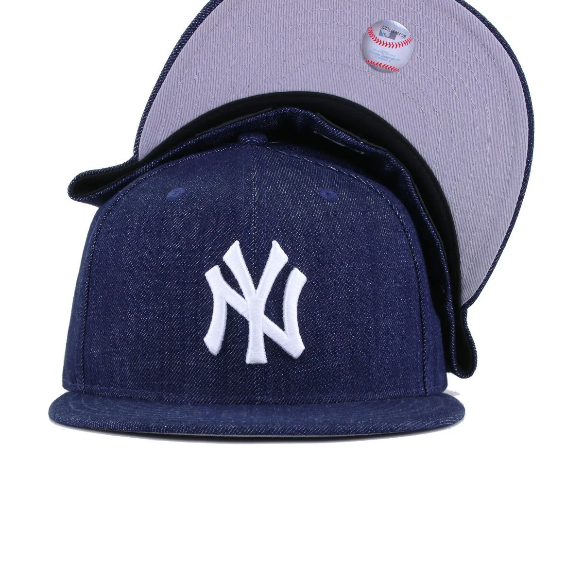 New York Yankees Light Navy Denim New Era 59Fifty Fitted - Image 5