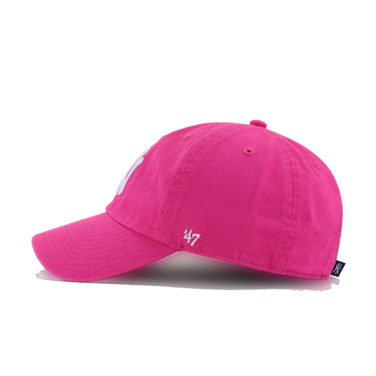 New York Yankees Magenta 47 Brand Clean Up Dad Hat - Image 2