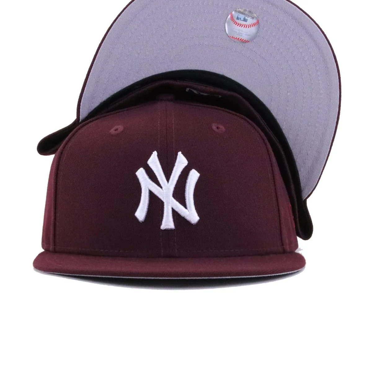 New York Yankees Maroon New Era 59Fifty Fitted - Image 4