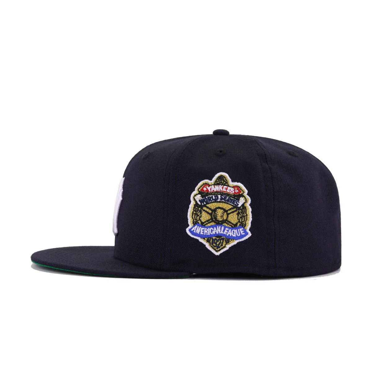 New York Yankees Navy 1927 World Series Cooperstown Green Bottom New Era 59Fifty Fitted - Image 2