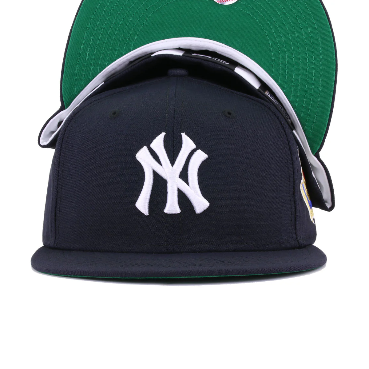 New York Yankees Navy 1956 World Series Cooperstown Green Bottom New Era 59Fifty Fitted - Image 5