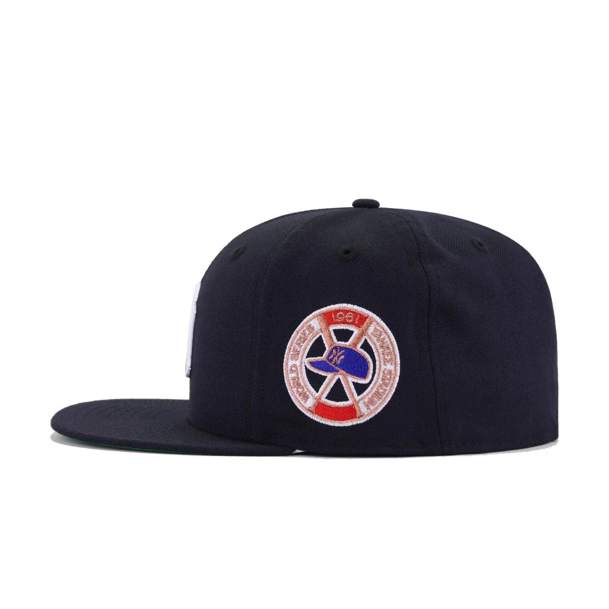 New York Yankees Navy 1961 World Series Cooperstown Green Bottom New Era 59Fifty Fitted - Image 2