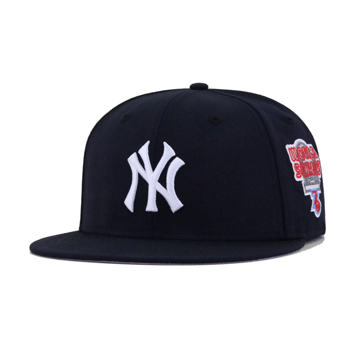 New York Yankees Navy 1976 World Series Cooperstown New Era 59Fifty Fitted