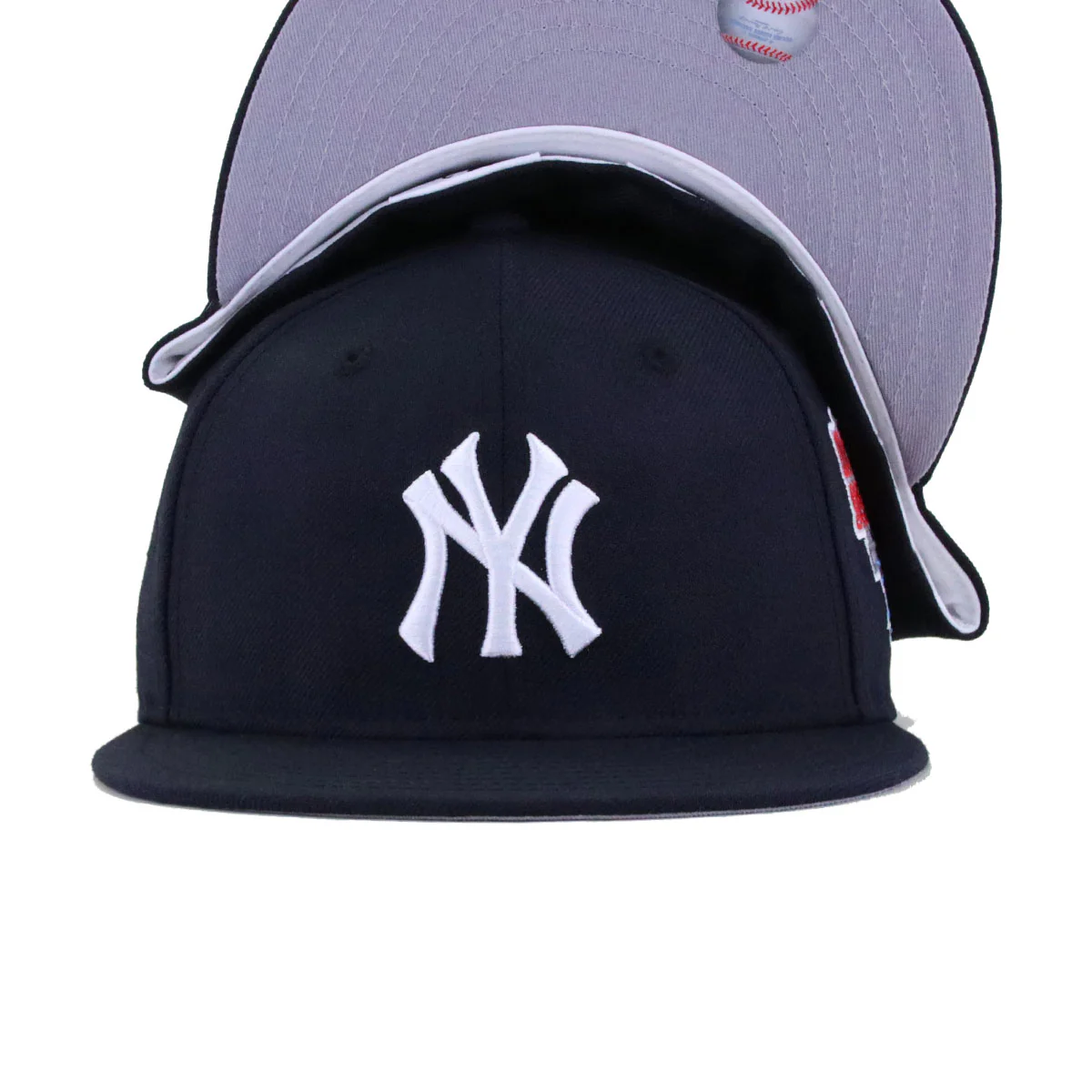 New York Yankees Navy 1976 World Series Cooperstown New Era 59Fifty Fitted - Image 4