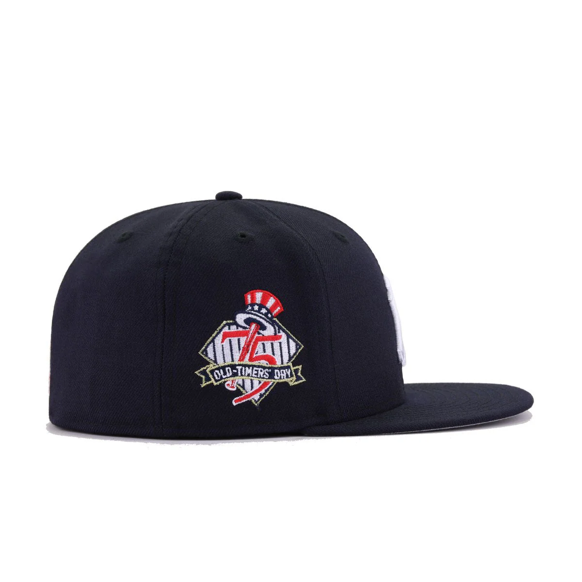 New York Yankees Navy Old Timers Day 75th Anniversary New Era 59Fifty Fitted - Image 2