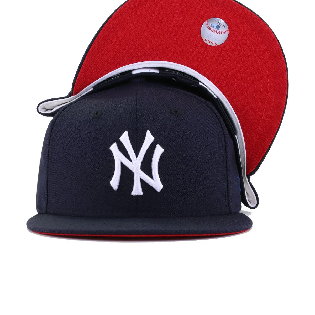 New York Yankees Navy Red Bottom New Era 59Fifty Fitted - Image 2