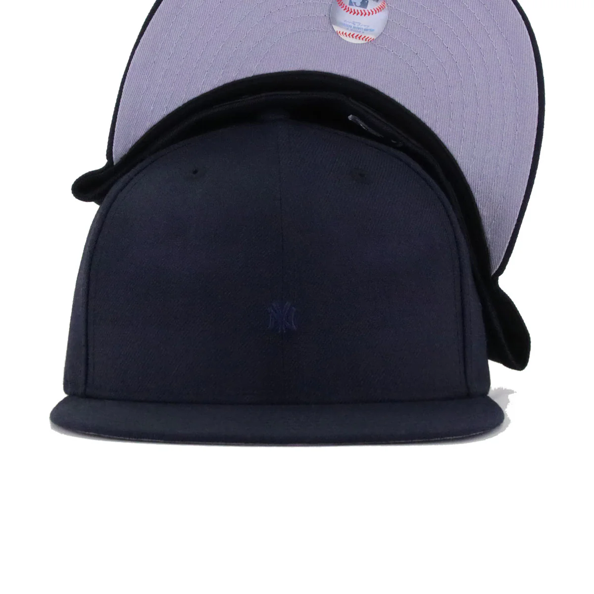 New York Yankees Navy SUPER MICRO BLANK New Era 59Fifty Fitted - Image 4