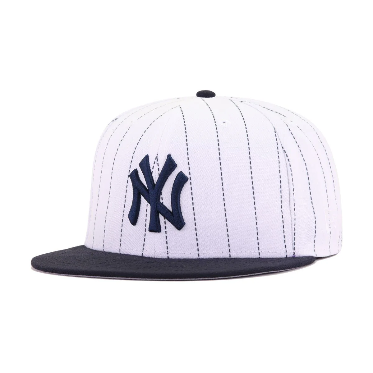New York Yankees Pinstripe Navy New Era 59Fifty Fitted