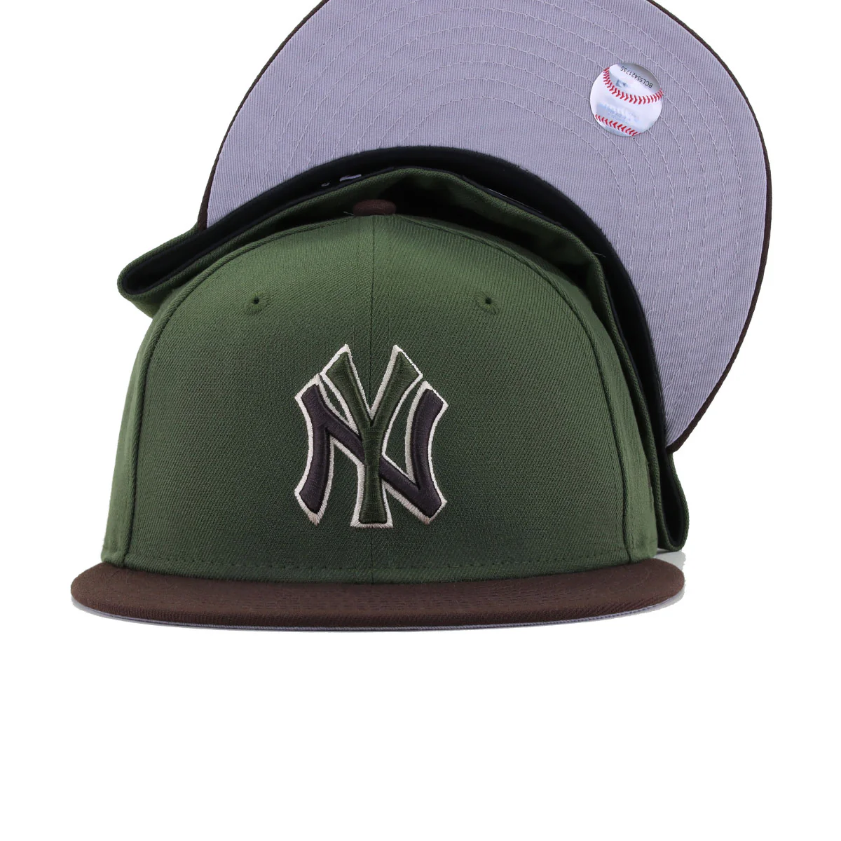 New York Yankees Rifle Green Burnt Wood New Era 59Fifty Fitted - Image 4
