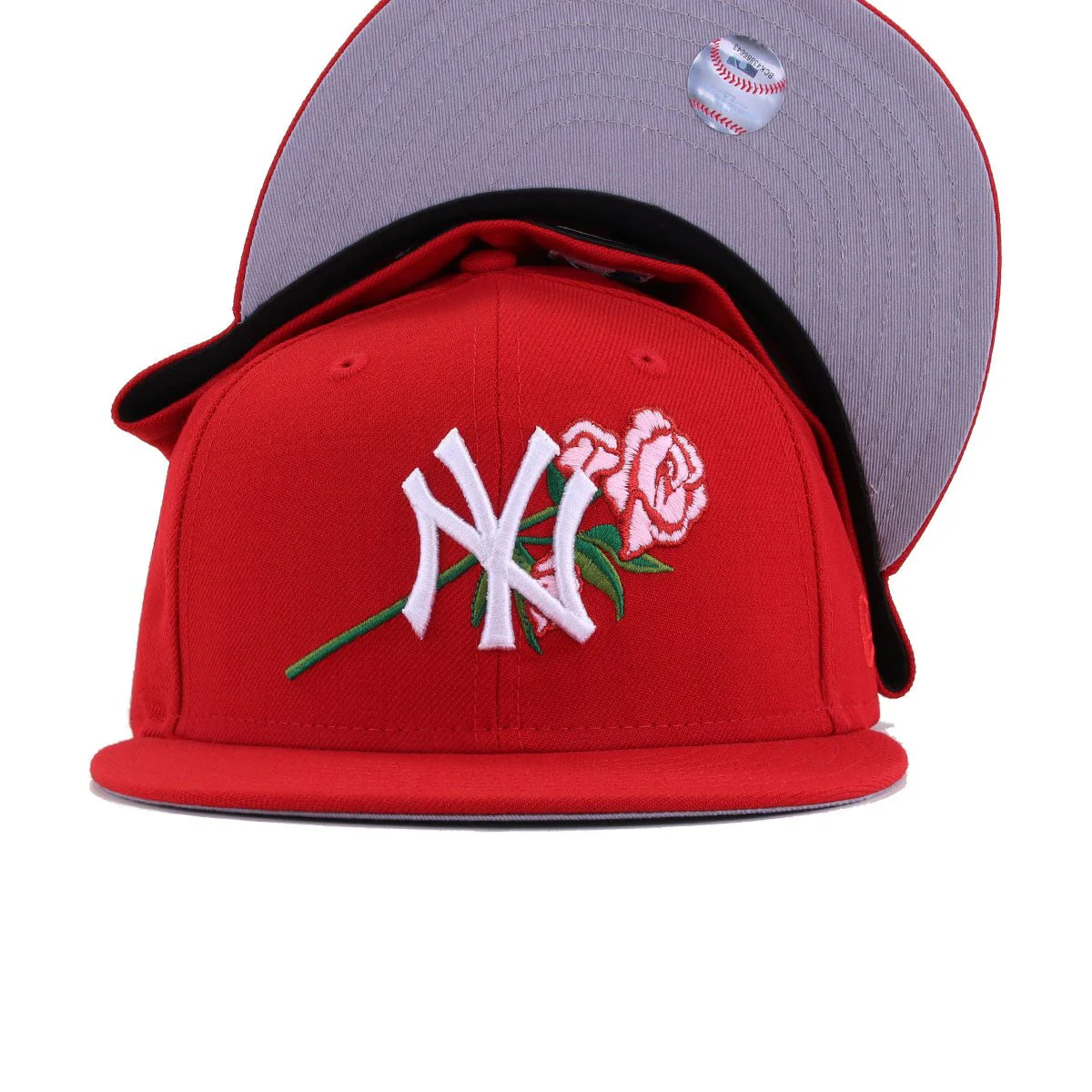 New York Yankees Scarlet ROSE New Era 59Fifty Fitted - Image 4