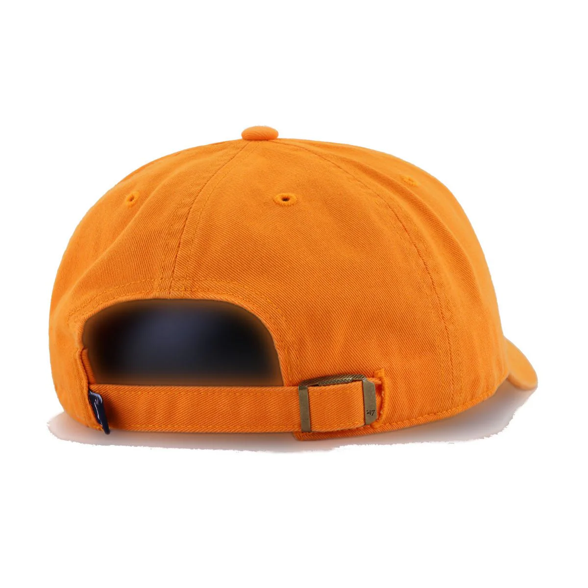 New York Yankees Vibrant Orange 47 Brand Clean Up Dad Hat - Image 3