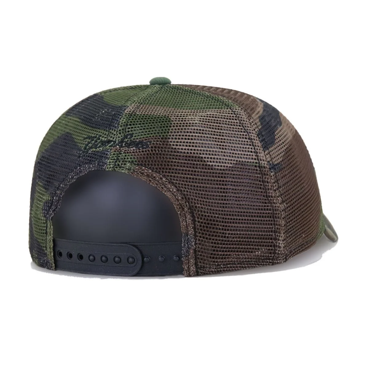 New York Yankees Woodland Camouflage New Era 9Forty A-Frame Trucker Snapback - Image 3