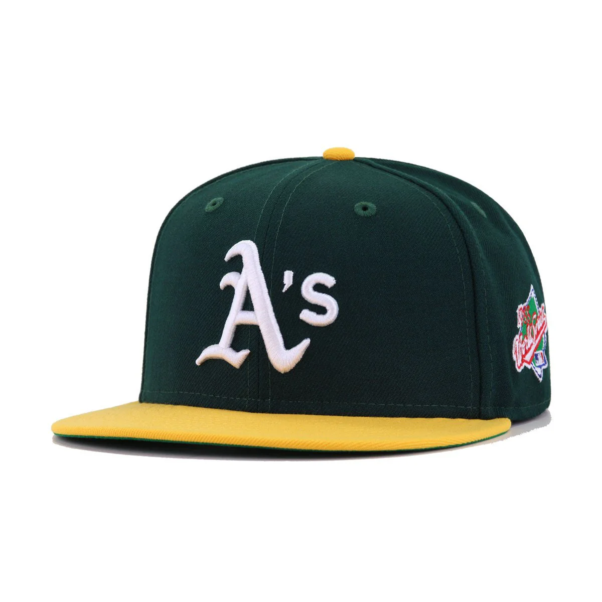 Oakland Athletics Dark Green A Gold 1988 World Series Cooperstown Green Bottom New Era 59Fifty Fitted
