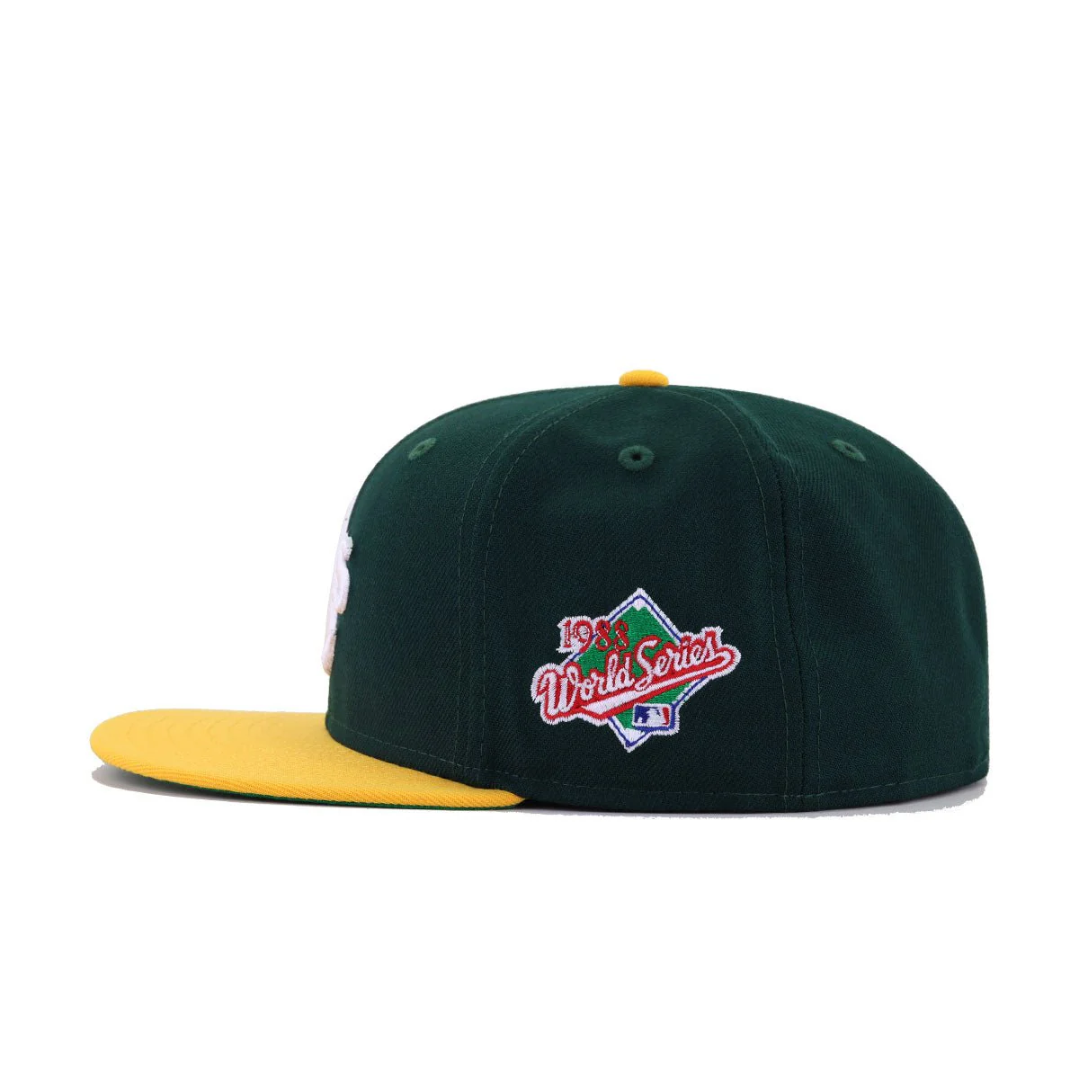 Oakland Athletics Dark Green A Gold 1988 World Series Cooperstown Green Bottom New Era 59Fifty Fitted - Image 2